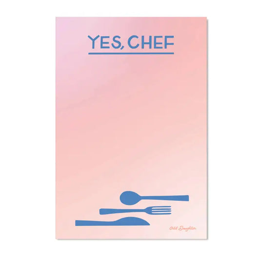 Yes Chef Notepad