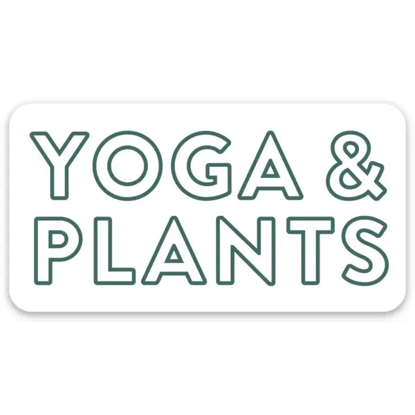 Yoga Plants Sticker
