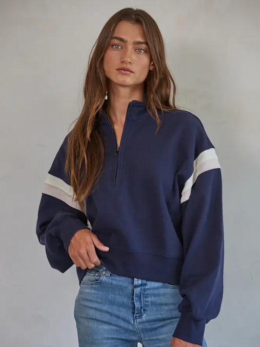Half Zip Pullover Top