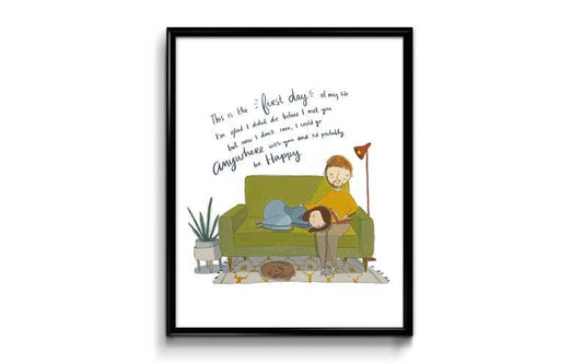 First Day Of My Life Art Print