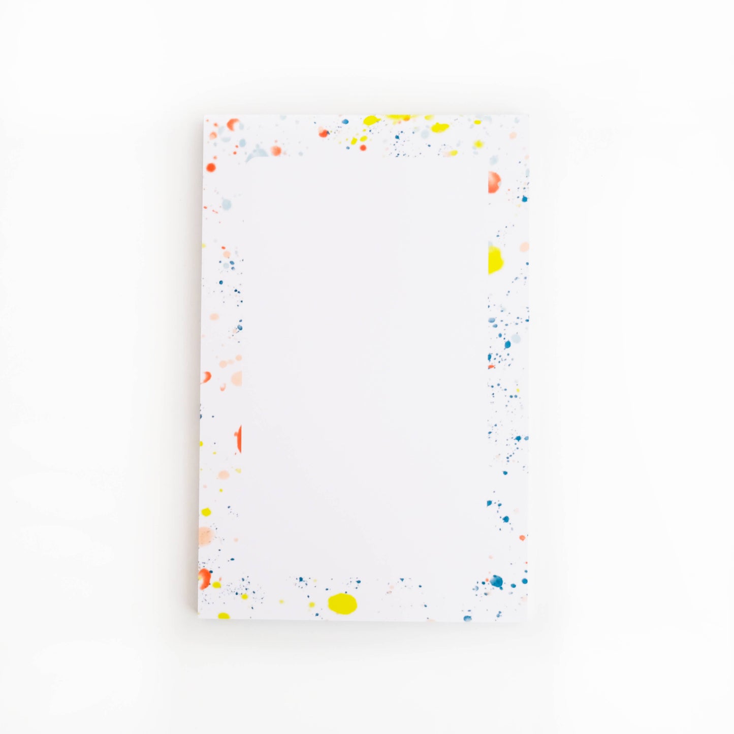 Splatter Paint Notepad
