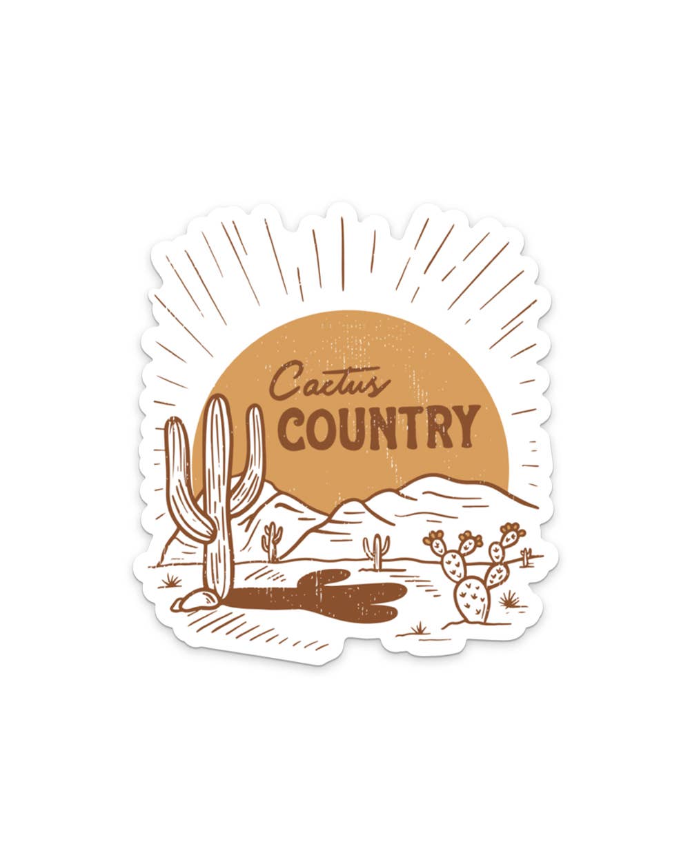 Cactus Country Sticker