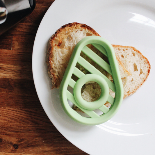 Avocado Silicone Baby Teether