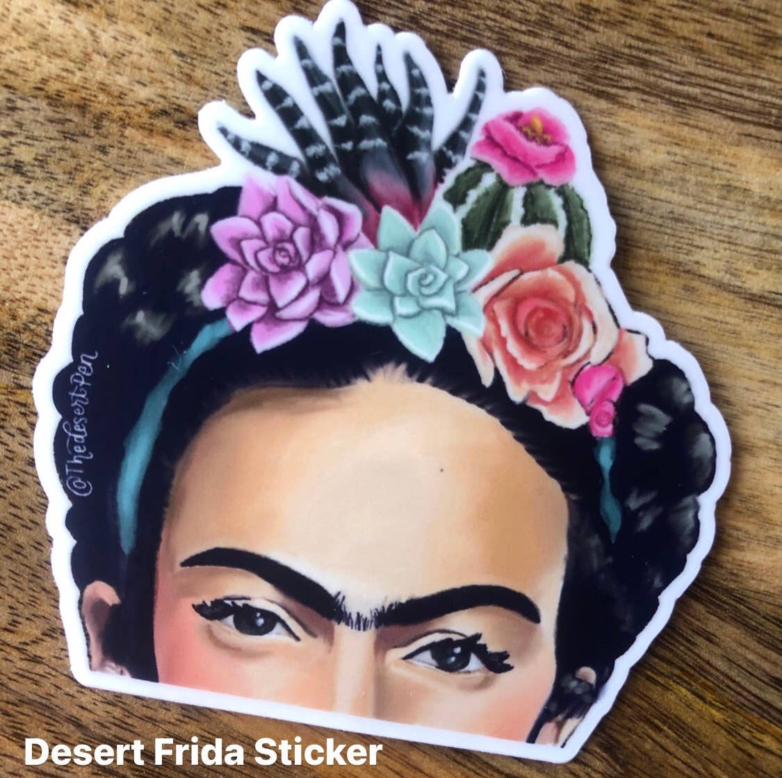 Desert Frida Vinyl Sticker