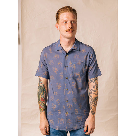 Adios Burrito Mens Button Up