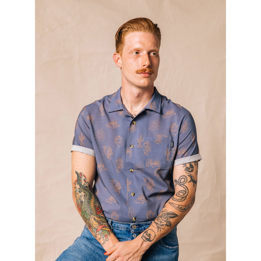Adios Burrito Mens Button Up