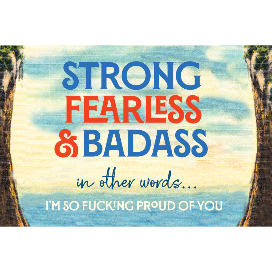 Diver Strong Fearless Card