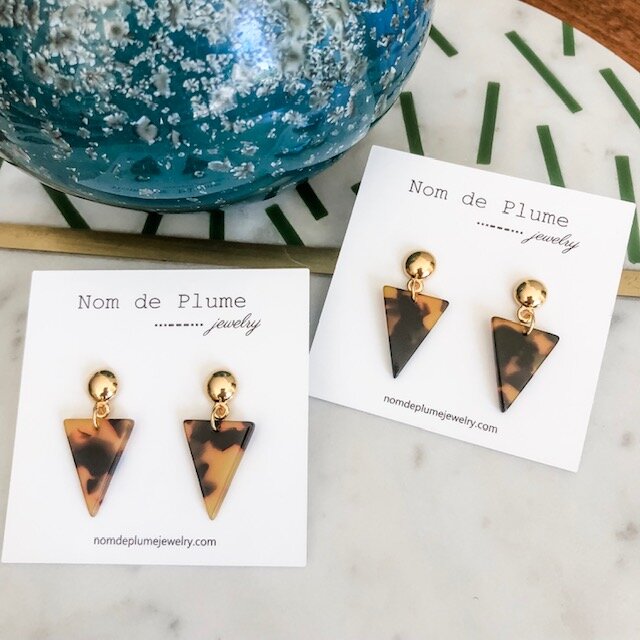 Modern Triangle Earrings