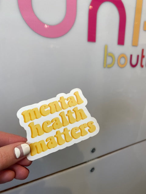 Mental Health Matters Sticker