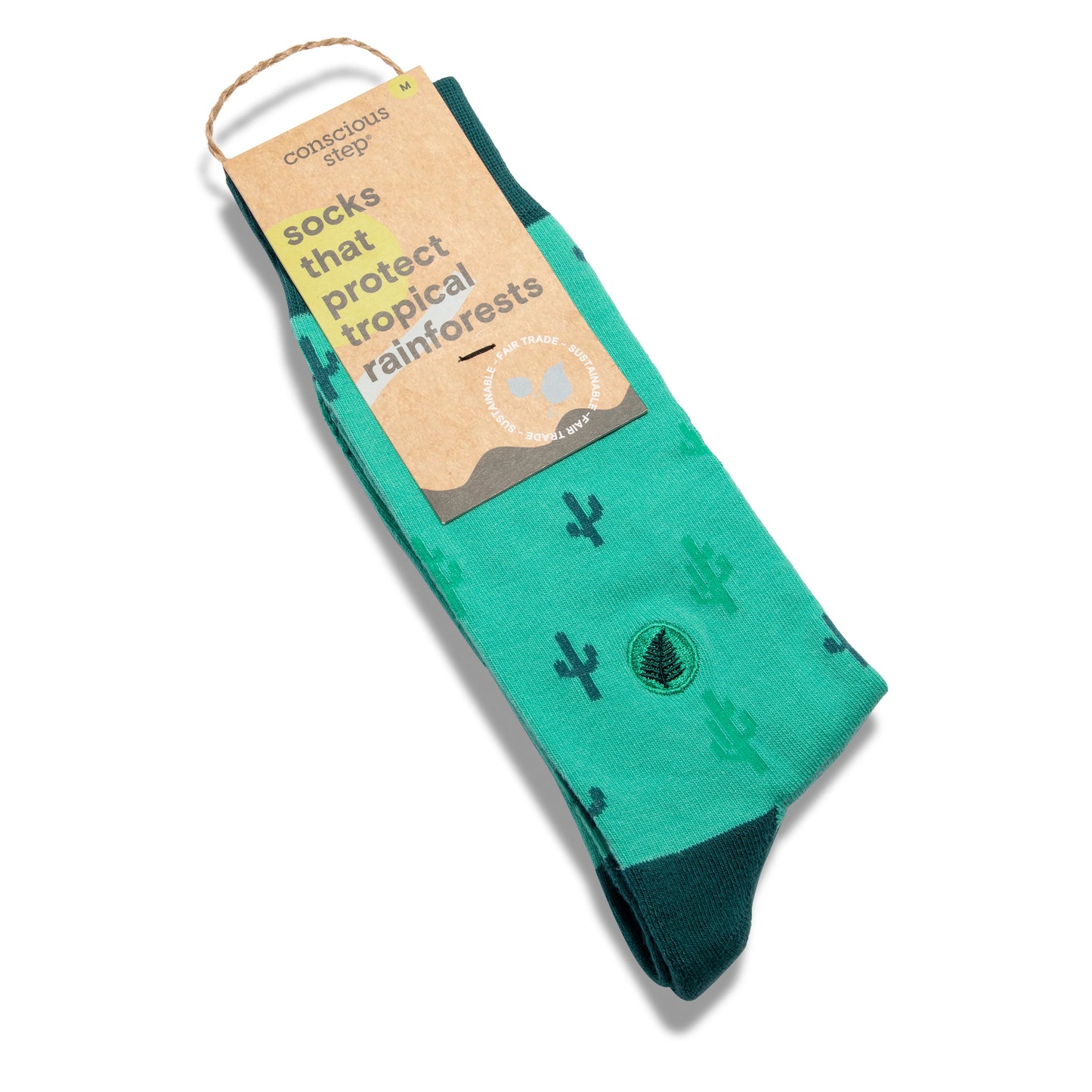 Socks that Support Conservation International - Cactus pattern