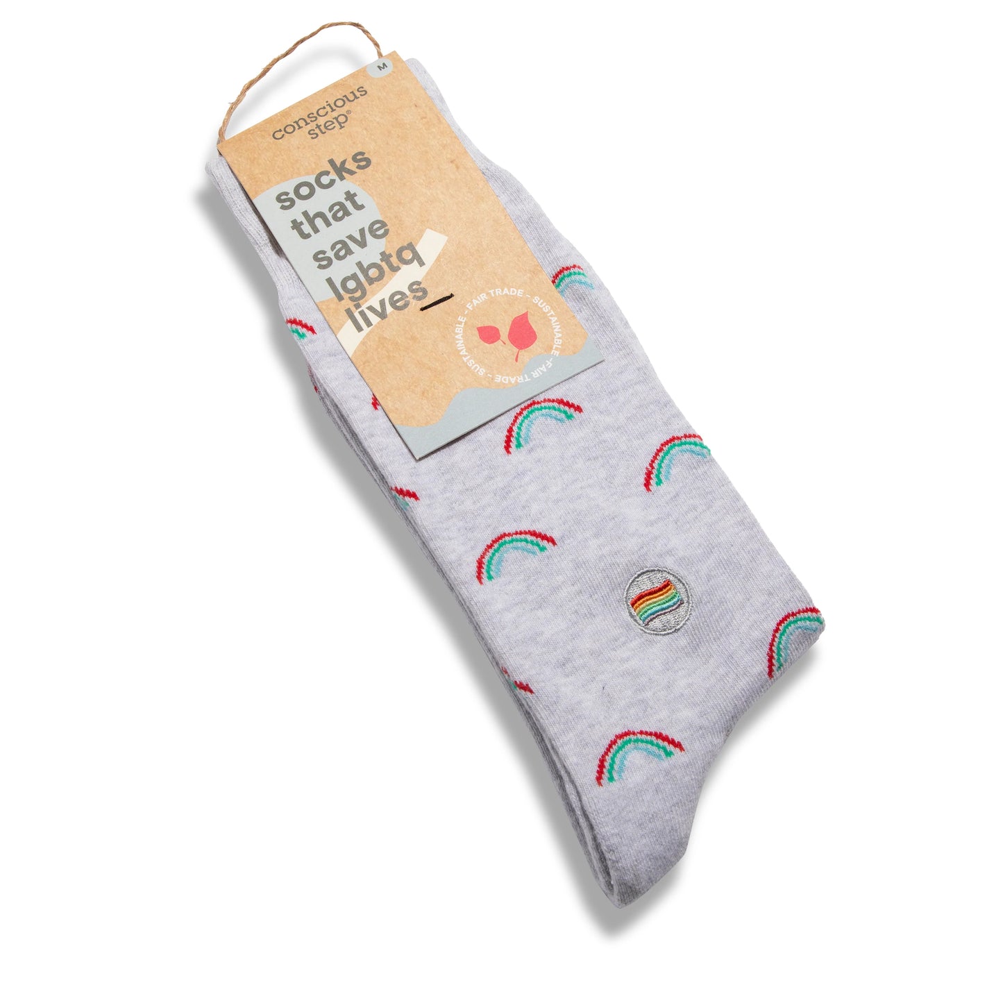 Socks That Save LGBTQ Lives - Rainbow Pattern