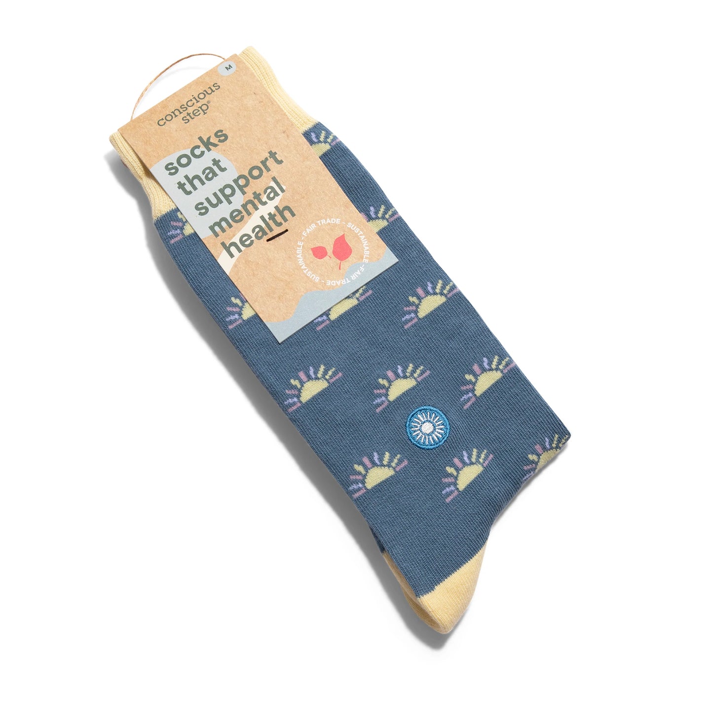 Socks that Support Mental Health - Sunshine Pattern