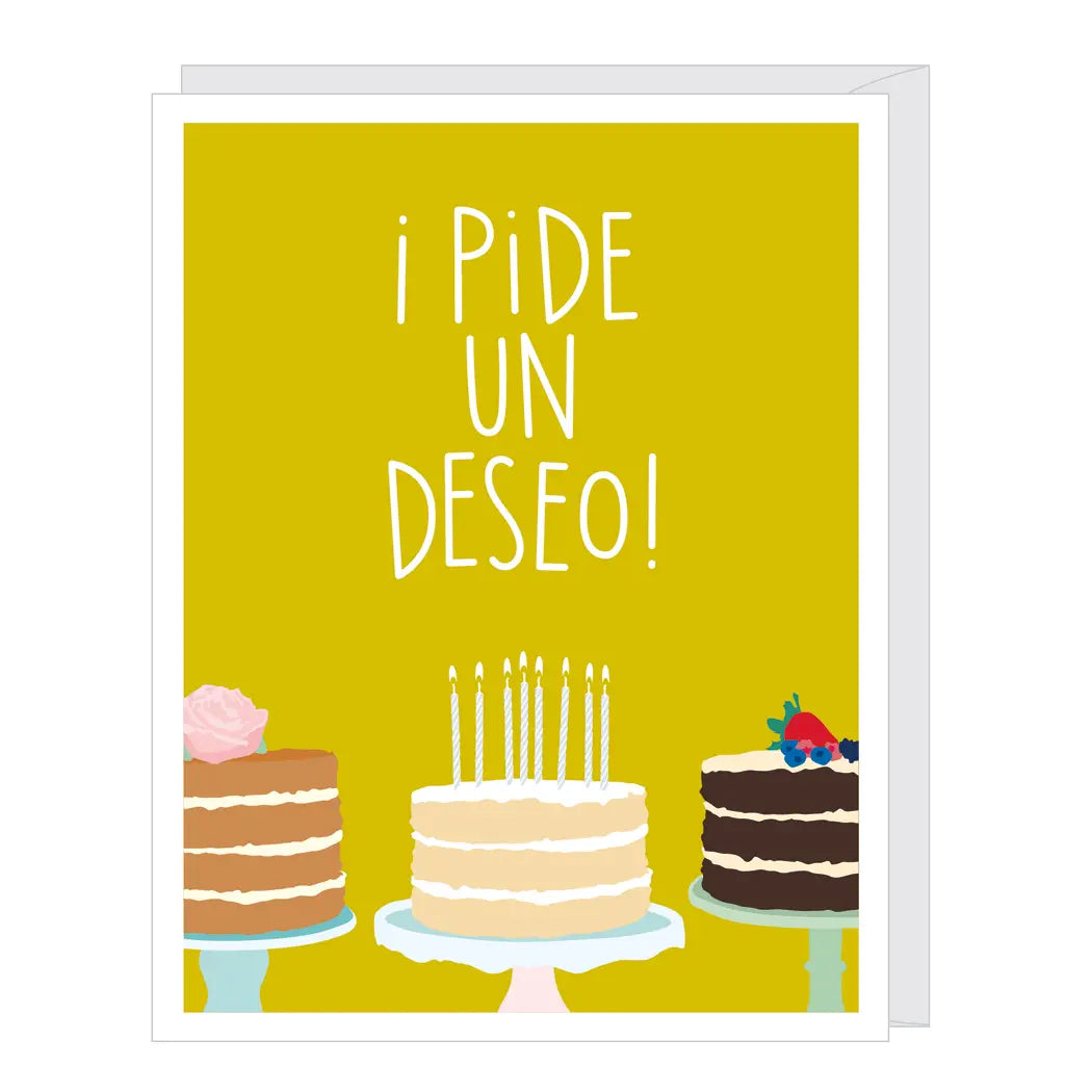Spanish Make A Wish Card