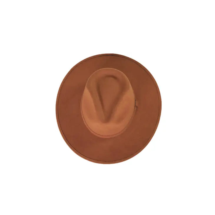 Vegan Suede Rancher Hat - Medium