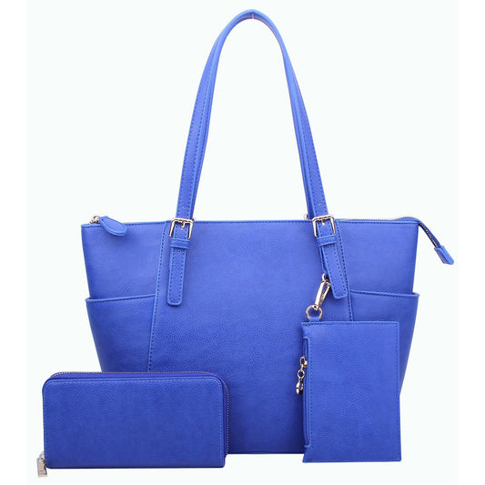 Pocket Leather Tote