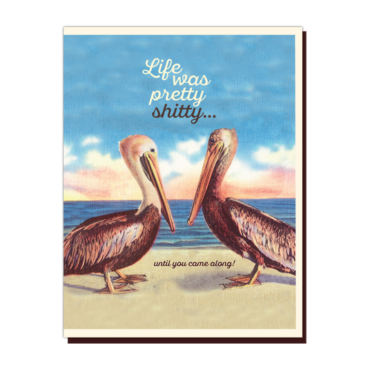 Pelicans Love card