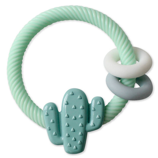 Cactus Silicone Teether Rattle