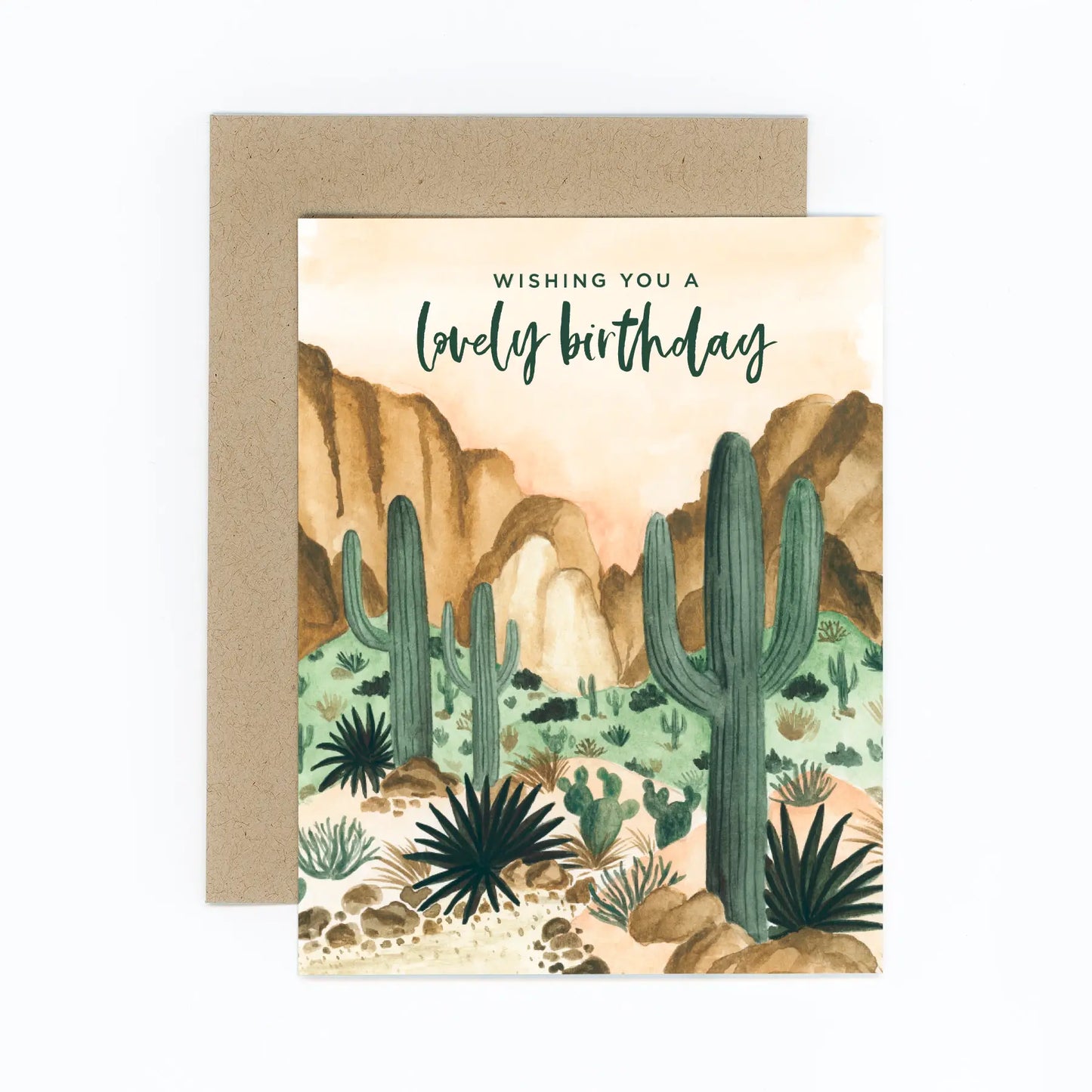 Desert Lovely Birthday Card