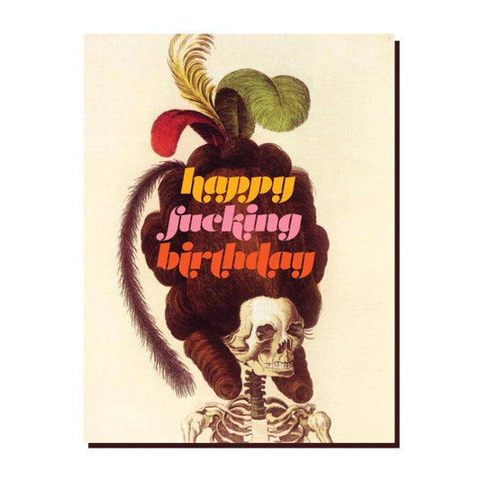 Birthday Skeleton Card