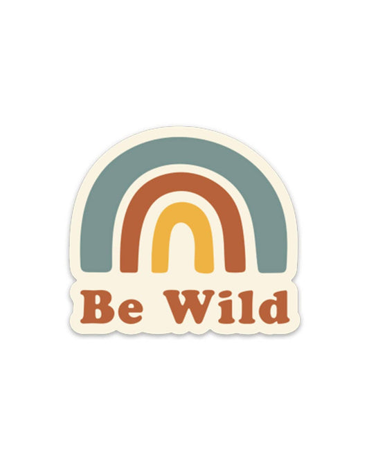 Be Wild Retro Sticker