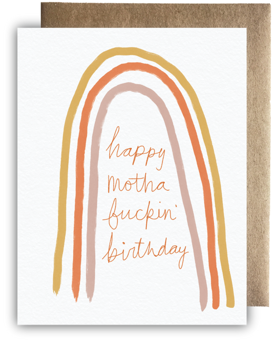 Happy MF Birthday Card