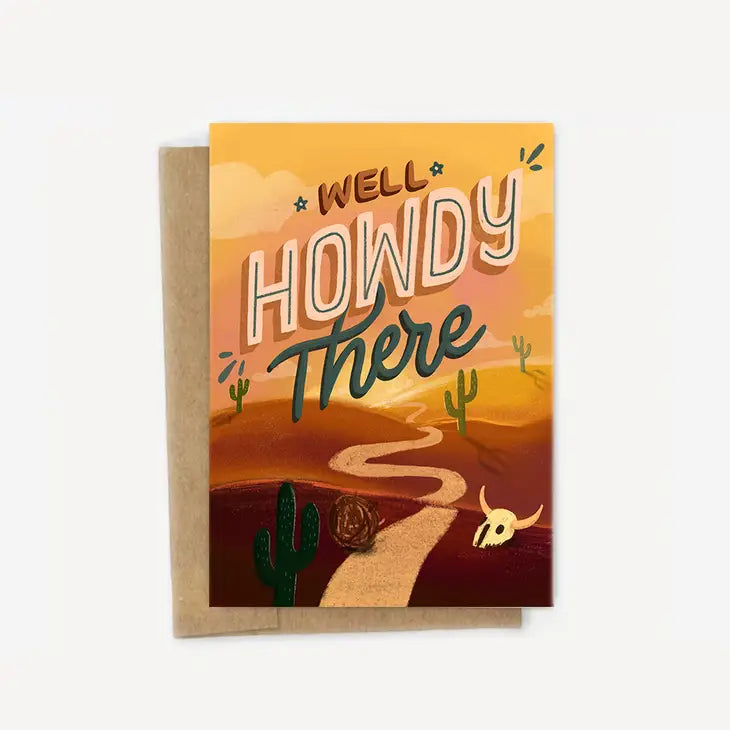 Howdy There Greeting Card