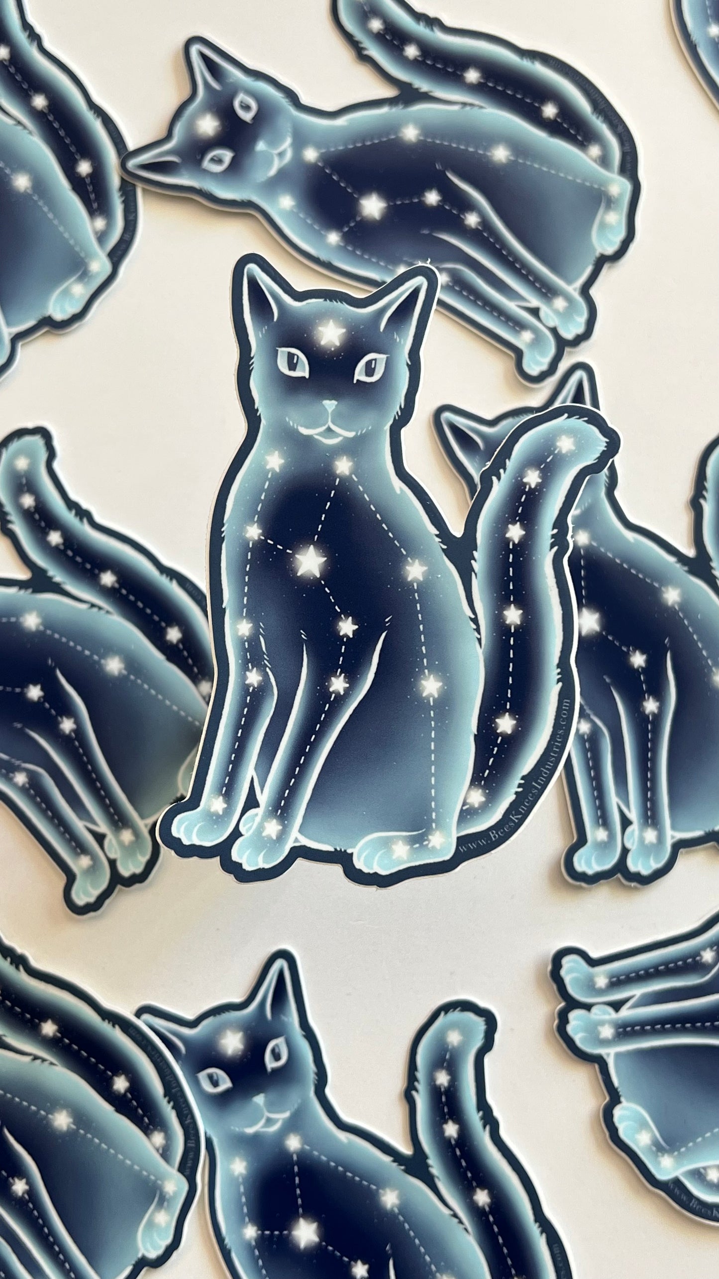 Celestial Cat Vinyl Sticker