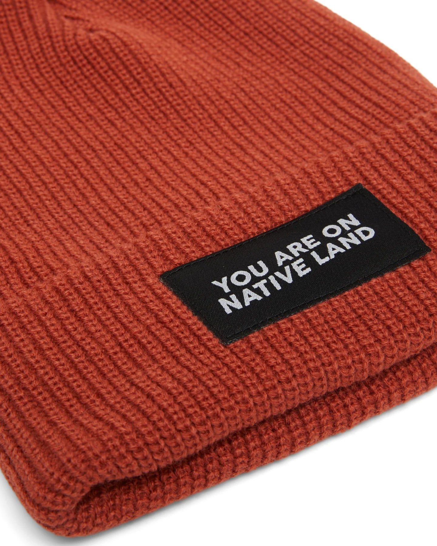 'YOU ARE ON NATIVE LAND' Beanie