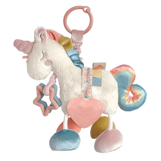 Unicorn Link and Love Plush Teether Toy